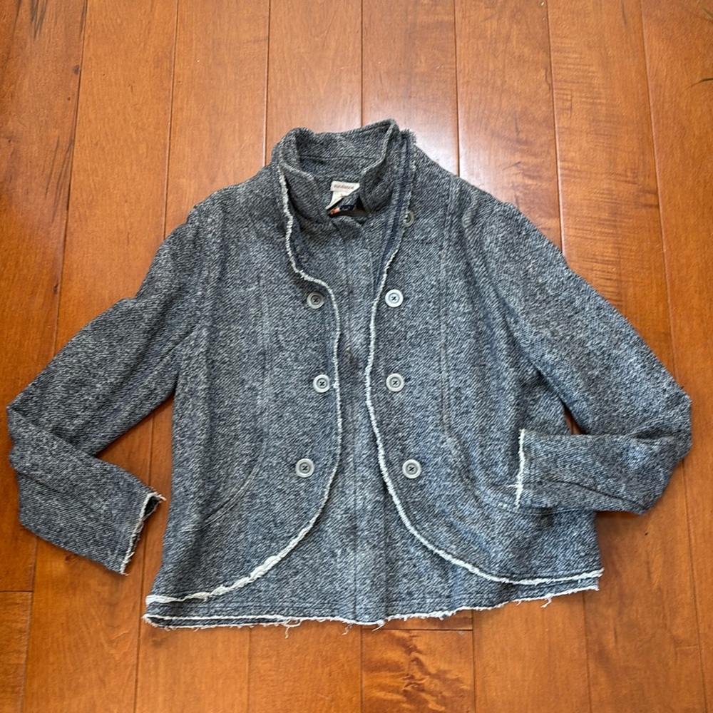 Sundance blue cotton blend jacket size Small